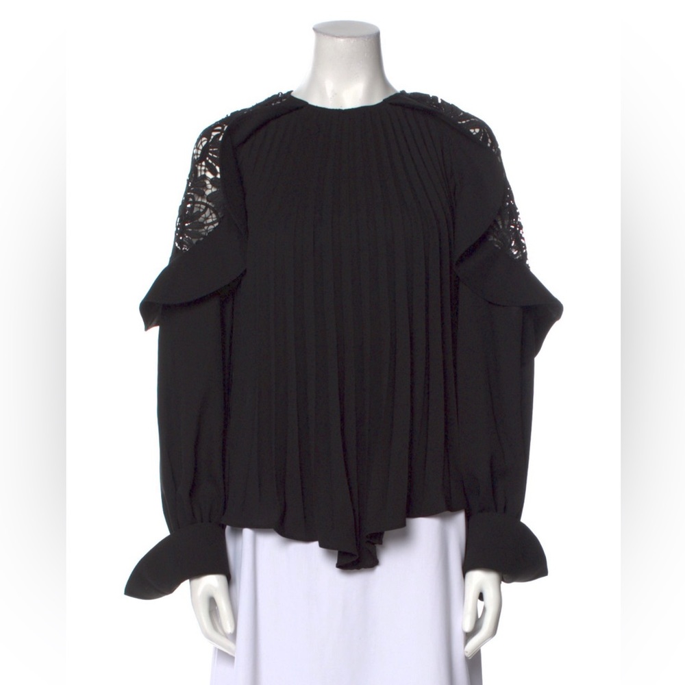 Self-Portrait Long Sleeve Blouse Size 4